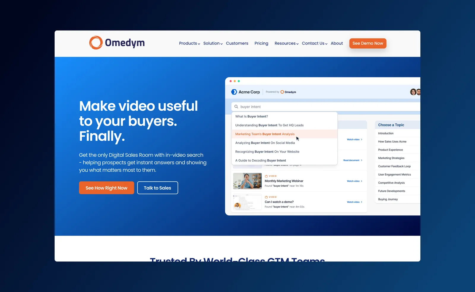 Website Design work for Omedym