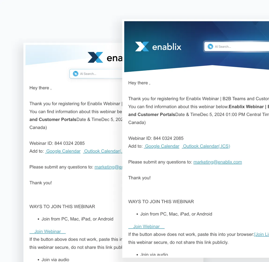 Branding work for Enablix