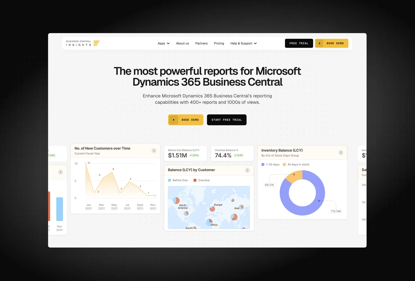 Website Design work for Business Central Insights