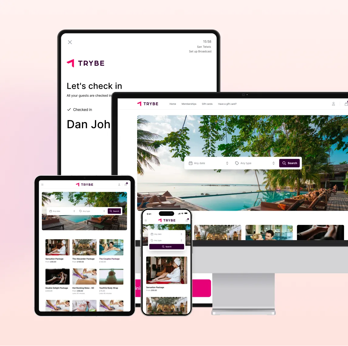 Product Visuals work for Trybe