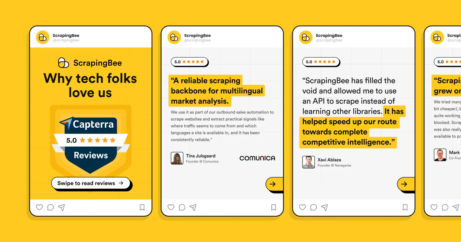 Paid Ad Creatives work for ScrapingBee