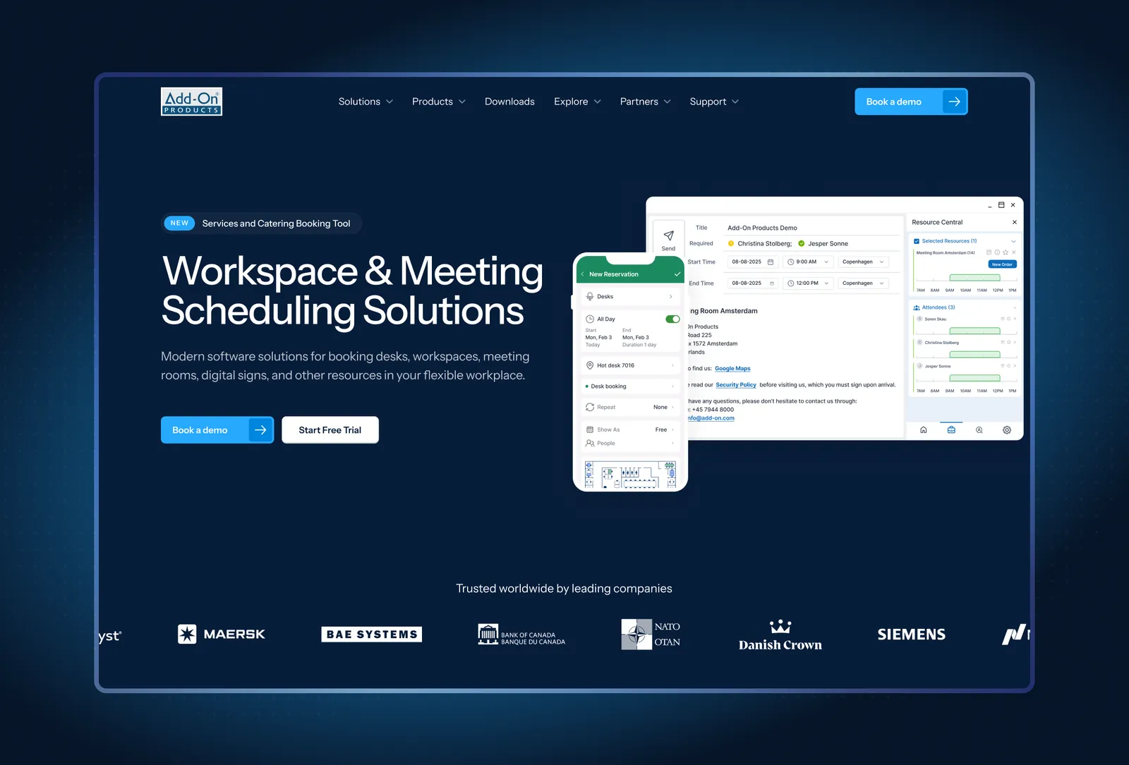 Website Design work for Add-On Products