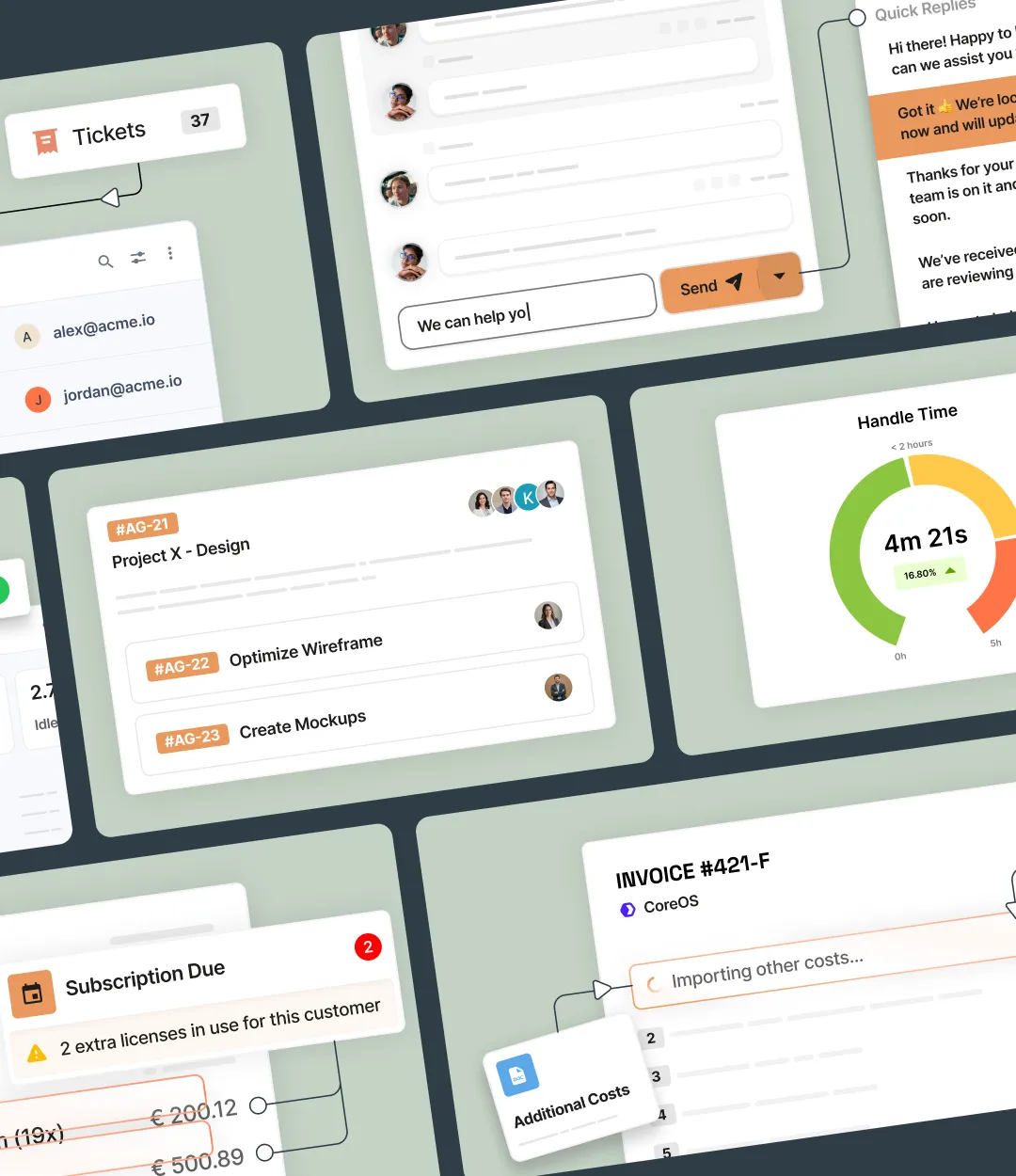 Product Visuals work for Inserve