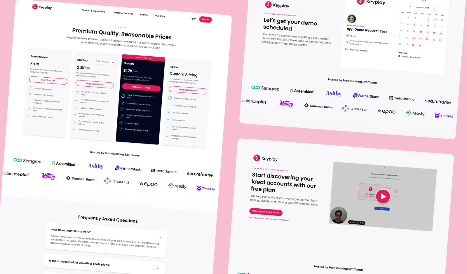 Website Design work for Keyplay