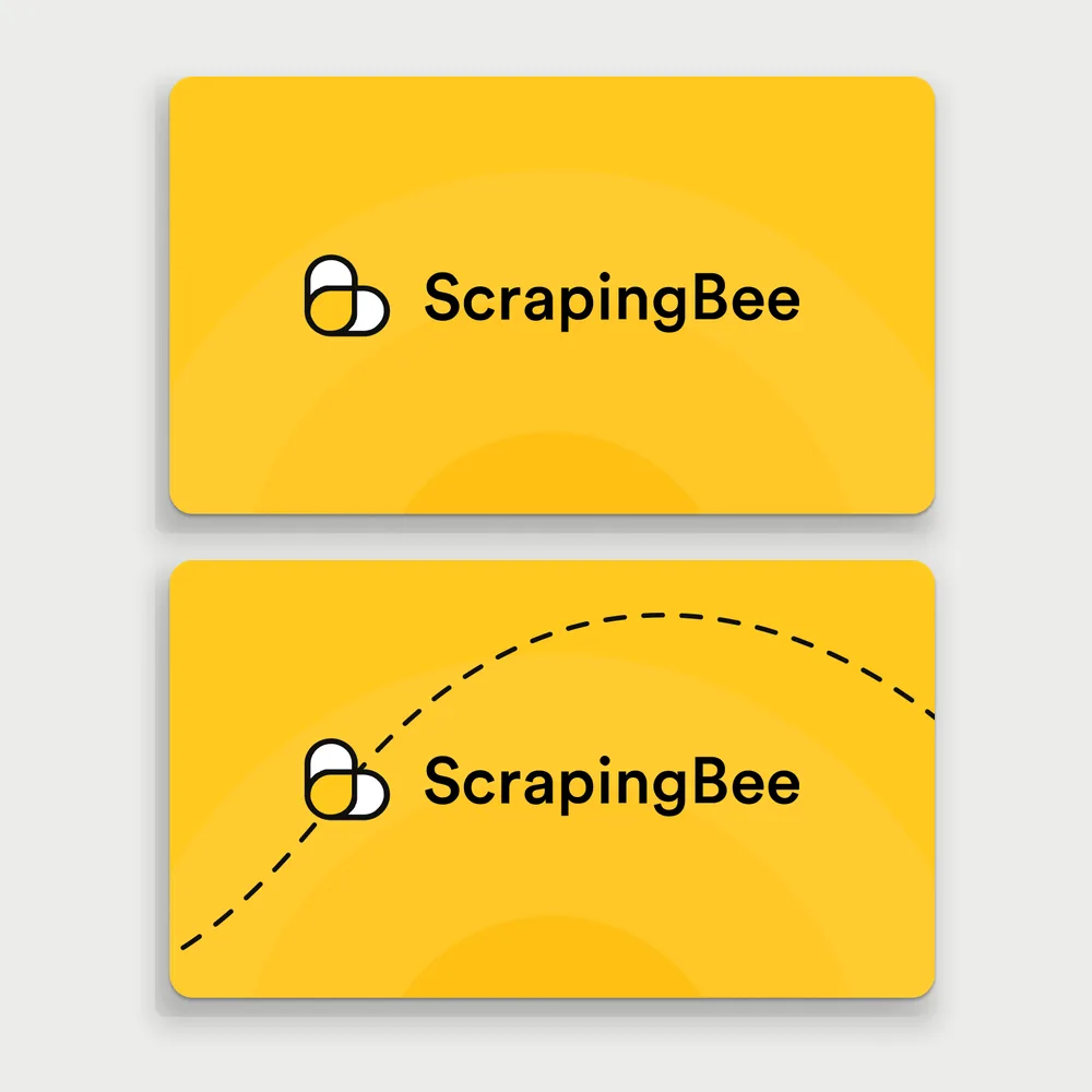 Business cards for ScrapingBee by Siguro