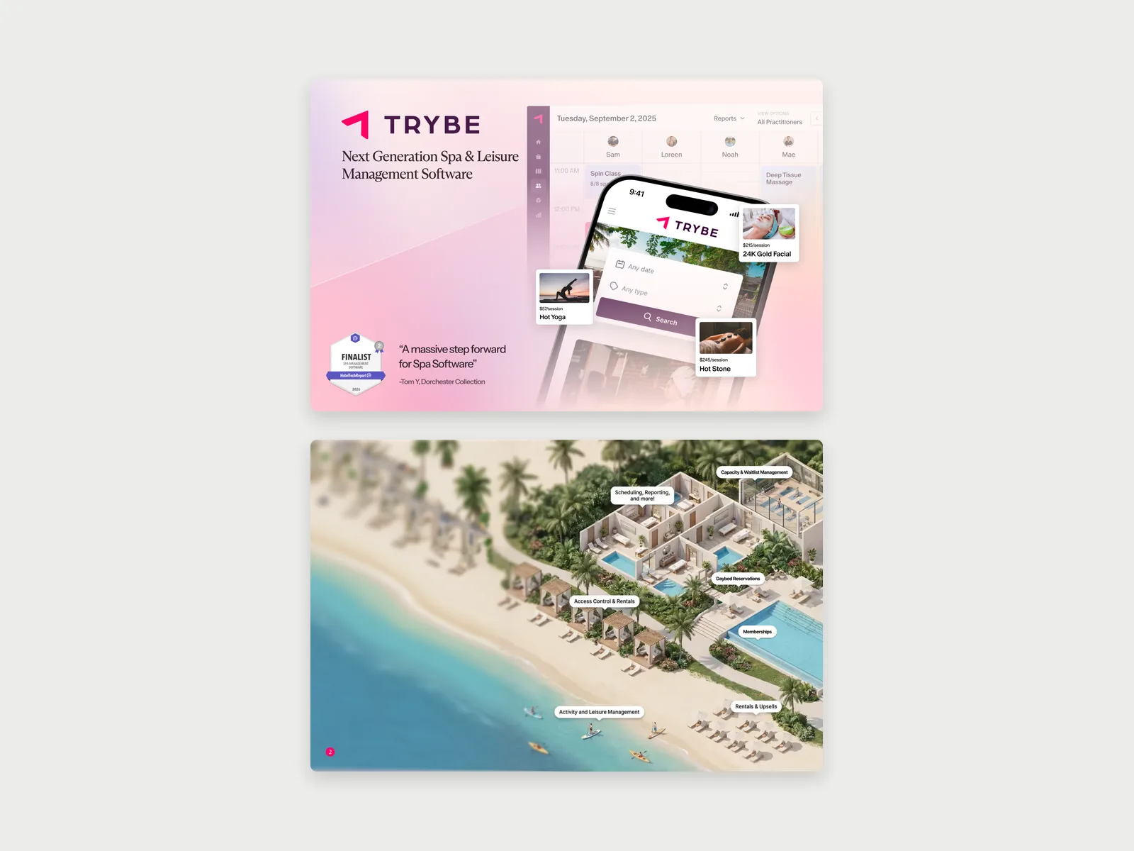 Brochure booklet for Trybe