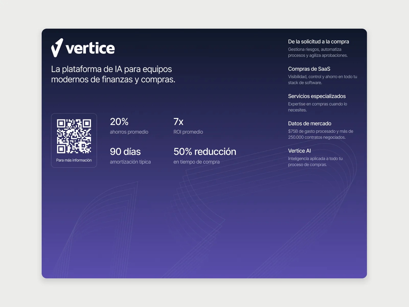 Conference back wall for Vertice